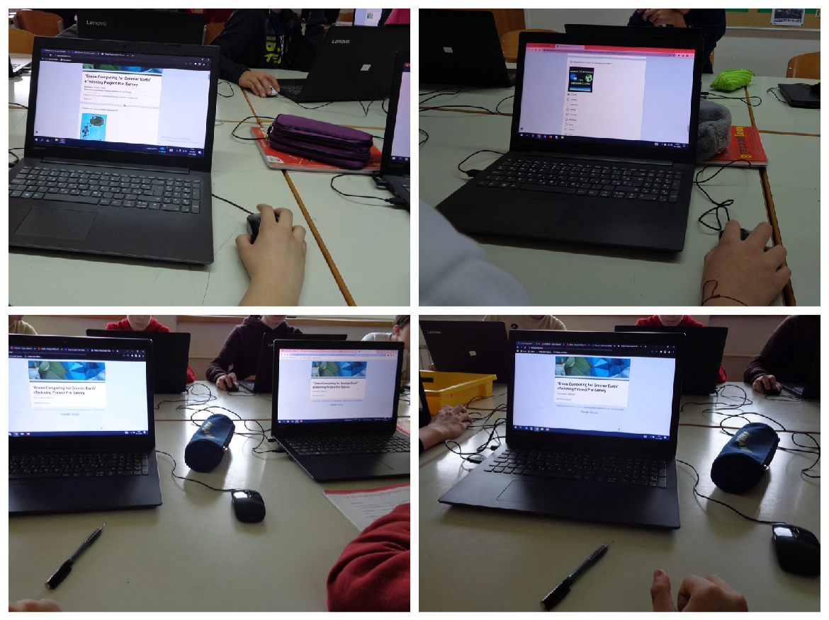 eTwinning projekt Green Computing for Greener Earth - inicijalni upitnik